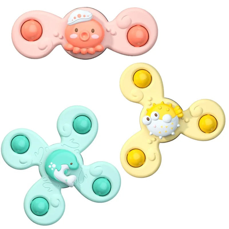 3Pcs Stress Relief Baby Fidgit Spinner Toy